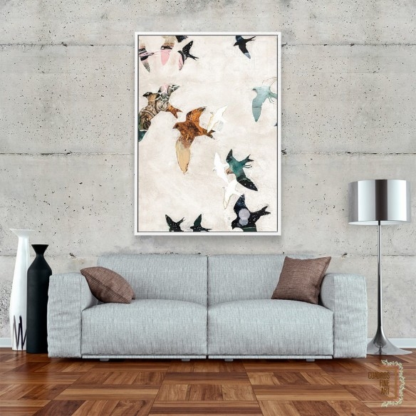 Aves Abstractas 1 | Arte Abstracto Aves | CuadrosFA