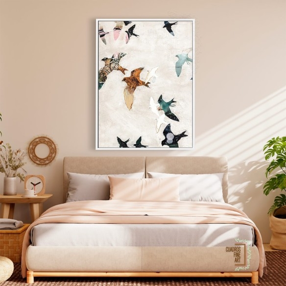 Aves Abstractas 1 | Arte Abstracto Aves | CuadrosFA