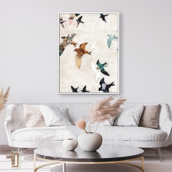 Aves Abstractas 1 | Arte Abstracto Aves | CuadrosFA