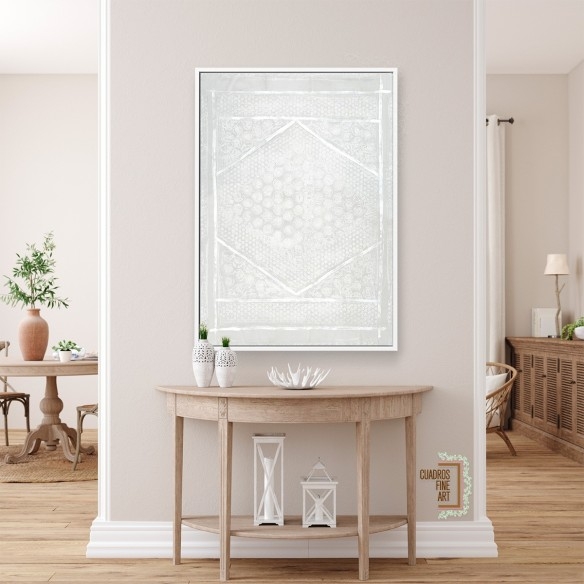 Azteca Neutro II | Cuadro Abstracto | Cuadros Fine Art