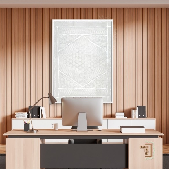 Azteca Neutro II | Cuadro Abstracto | Cuadros Fine Art