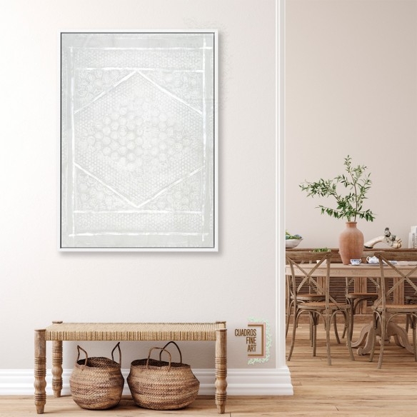 Azteca Neutro II | Cuadro Abstracto | Cuadros Fine Art