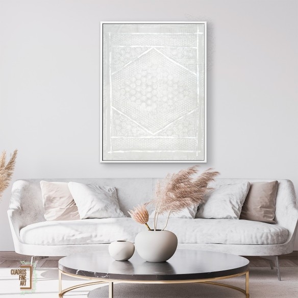 Azteca Neutro II | Cuadro Abstracto | Cuadros Fine Art