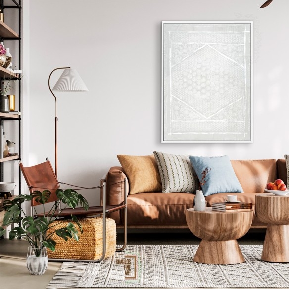 Azteca Neutro II | Cuadro Abstracto | Cuadros Fine Art