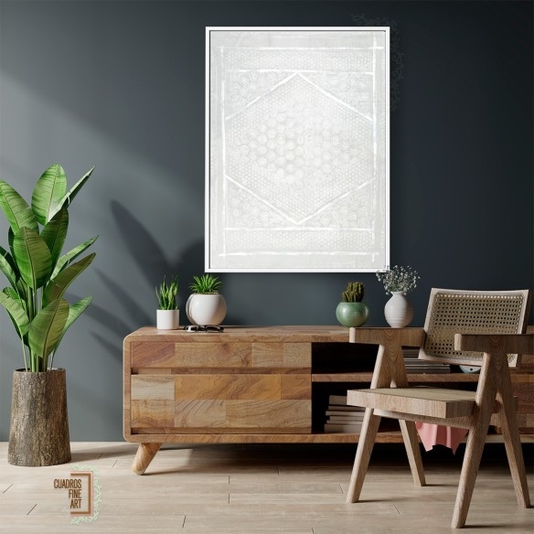 Azteca Neutro II | Cuadro Abstracto | Cuadros Fine Art