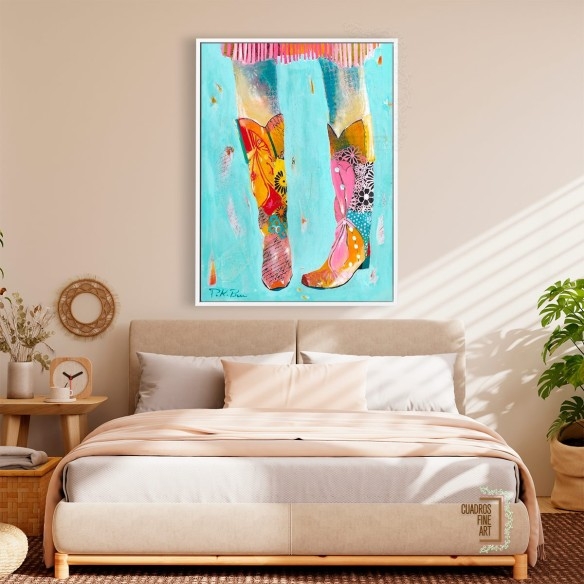Botas de vaquera | Giclée Arte Moda | Cuadros Fine Art