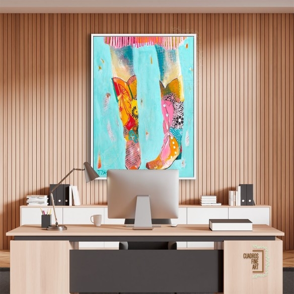 Botas de vaquera | Giclée Arte Moda | Cuadros Fine Art