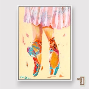Zapatillas de ballet | Cuadro de Ballet | Cuadros Fine Art