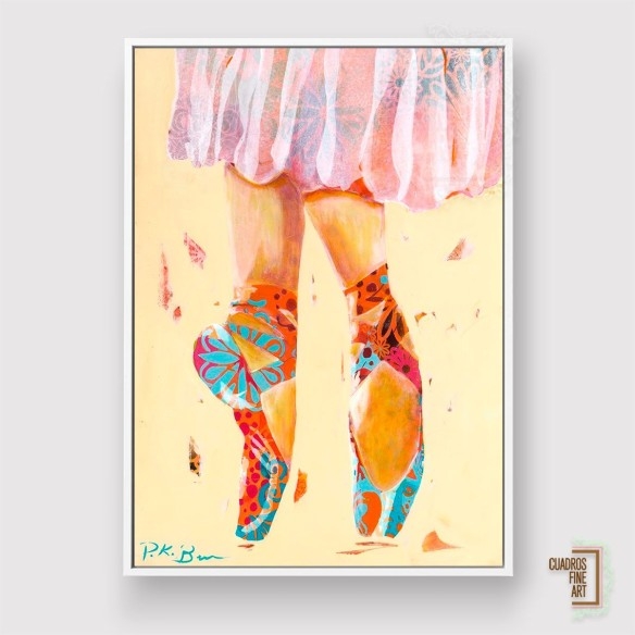 Zapatillas de ballet | Cuadro de Ballet | Cuadros Fine Art