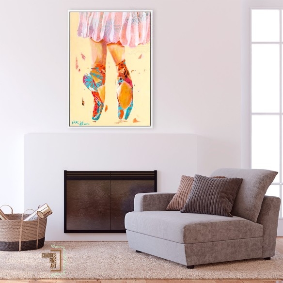 Zapatillas de ballet | Cuadro de Ballet | Cuadros Fine Art