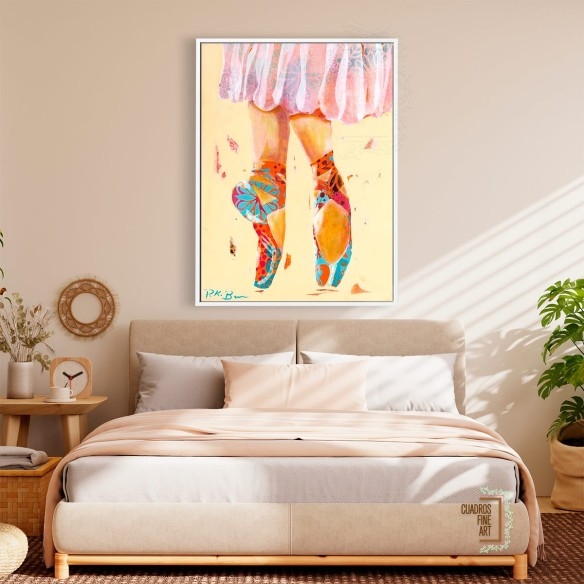 Zapatillas de ballet | Cuadro de Ballet | Cuadros Fine Art