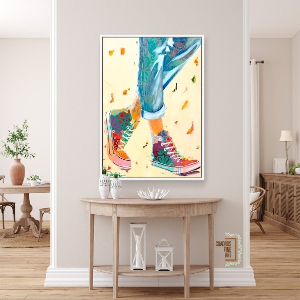 Tenis altos | Cuadro de Moda | Cuadros Fine Art
