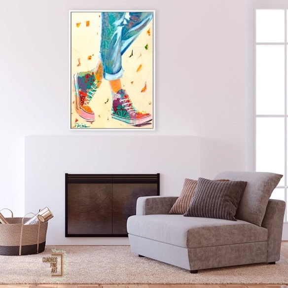 Tenis altos | Cuadro de Moda | Cuadros Fine Art