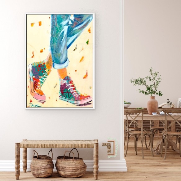 Tenis altos | Cuadro de Moda | Cuadros Fine Art