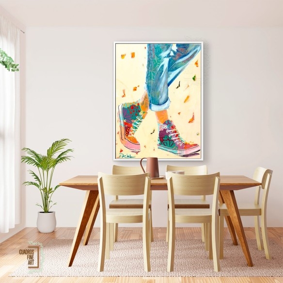 Tenis altos | Cuadro de Moda | Cuadros Fine Art