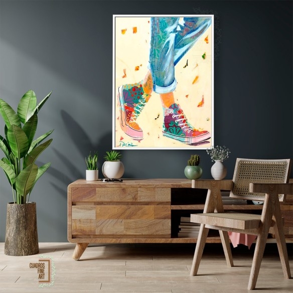 Tenis altos | Cuadro de Moda | Cuadros Fine Art