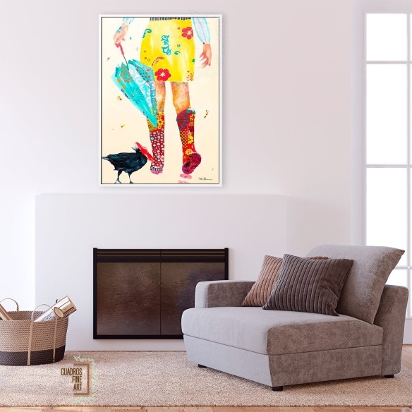 Compañeros Lluviosos | Arte Figurativo | Cuadros Fine Art