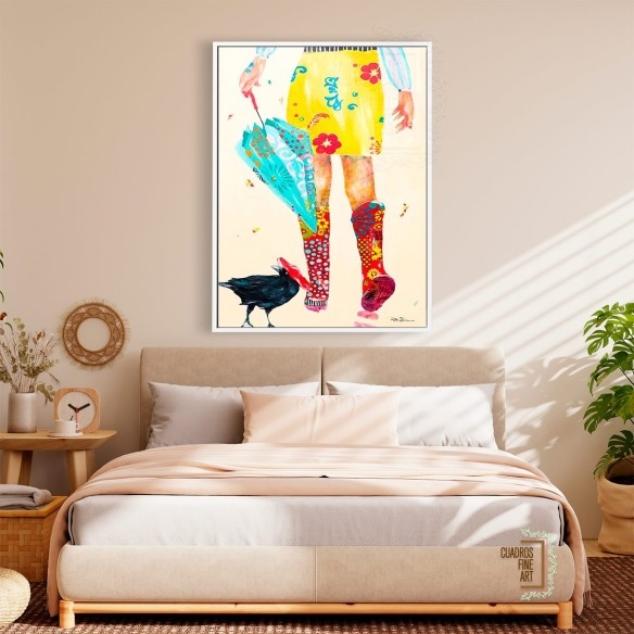 Compañeros Lluviosos | Arte Figurativo | Cuadros Fine Art