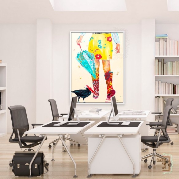 Compañeros Lluviosos | Arte Figurativo | Cuadros Fine Art