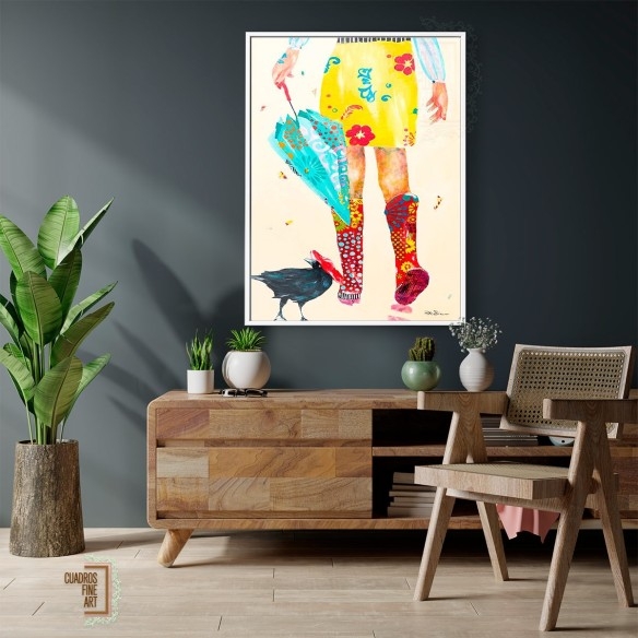 Compañeros Lluviosos | Arte Figurativo | Cuadros Fine Art