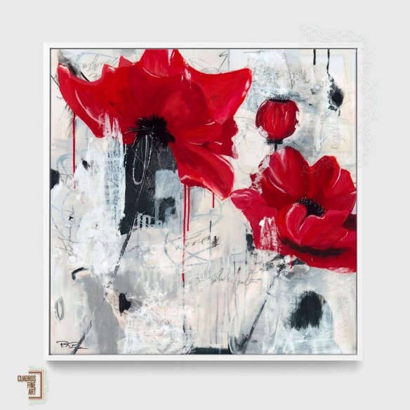 Amor de amapola | Cuadro Floral | Cuadros Fine Art