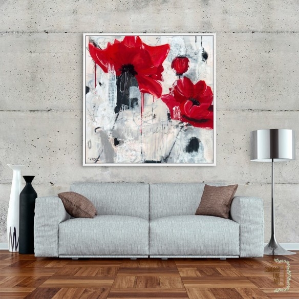Amor de amapola | Cuadro Floral | Cuadros Fine Art