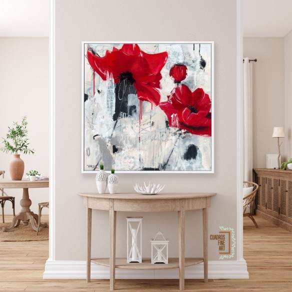 Amor de amapola | Cuadro Floral | Cuadros Fine Art