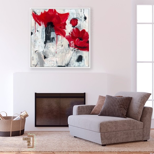 Amor de amapola | Cuadro Floral | Cuadros Fine Art