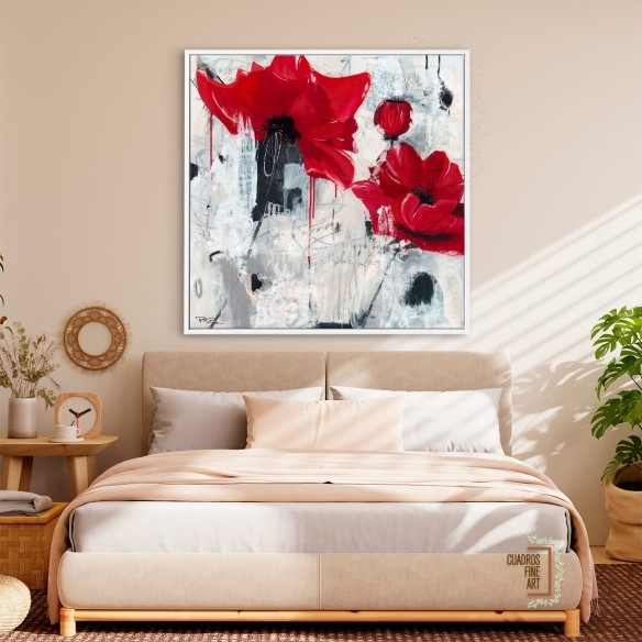 Amor de amapola | Cuadro Floral | Cuadros Fine Art