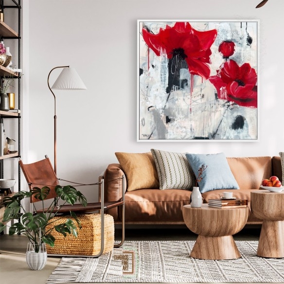 Amor de amapola | Cuadro Floral | Cuadros Fine Art
