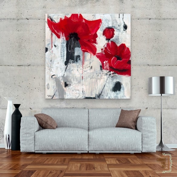 Amor de amapola | Cuadro Floral | Cuadros Fine Art