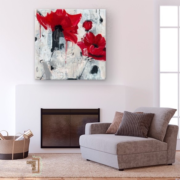 Amor de amapola | Cuadro Floral | Cuadros Fine Art