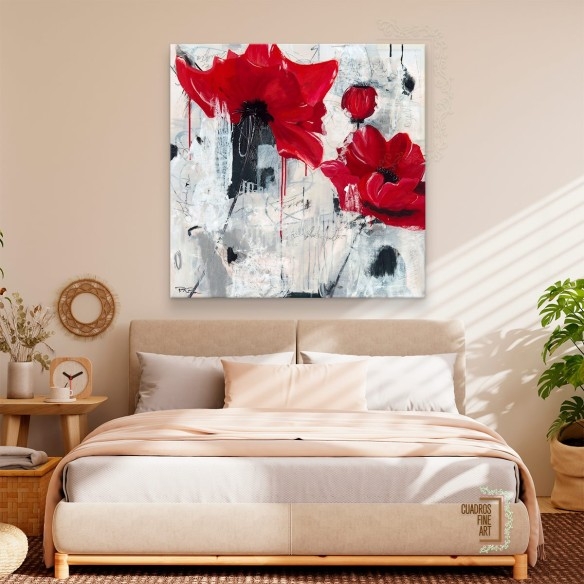 Amor de amapola | Cuadro Floral | Cuadros Fine Art