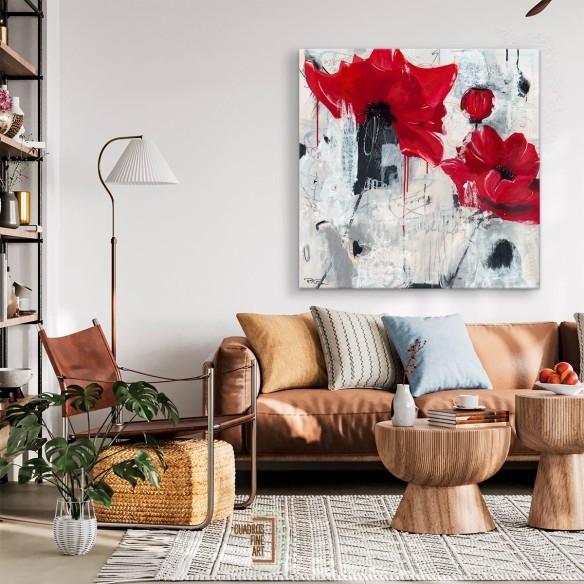 Amor de amapola | Cuadro Floral | Cuadros Fine Art