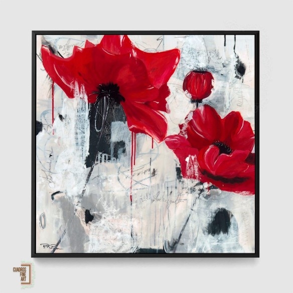 Amor de amapola | Cuadro Floral | Cuadros Fine Art