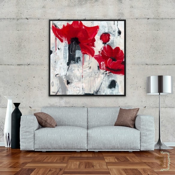 Amor de amapola | Cuadro Floral | Cuadros Fine Art