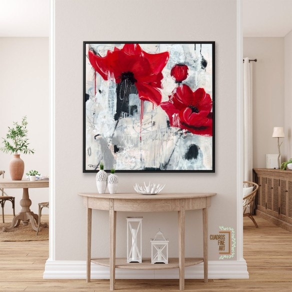 Amor de amapola | Cuadro Floral | Cuadros Fine Art