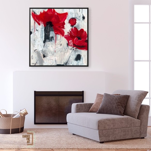 Amor de amapola | Cuadro Floral | Cuadros Fine Art