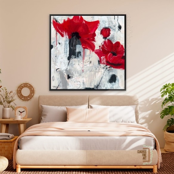 Amor de amapola | Cuadro Floral | Cuadros Fine Art