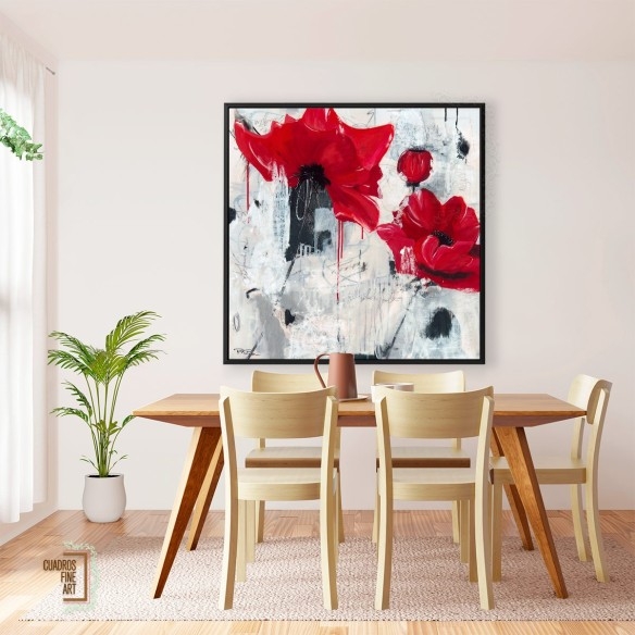 Amor de amapola | Cuadro Floral | Cuadros Fine Art