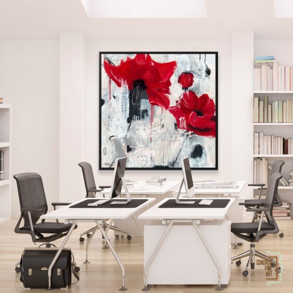 Amor de amapola | Cuadro Floral | Cuadros Fine Art