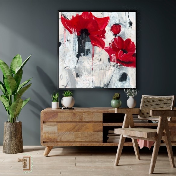 Amor de amapola | Cuadro Floral | Cuadros Fine Art