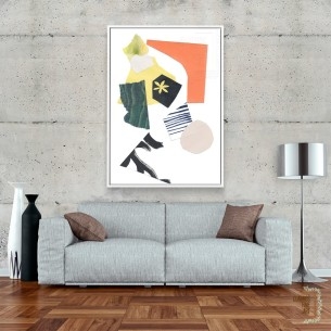 Bordes dentados 2 | Cuadro Abstracto | Cuadros Fine Art