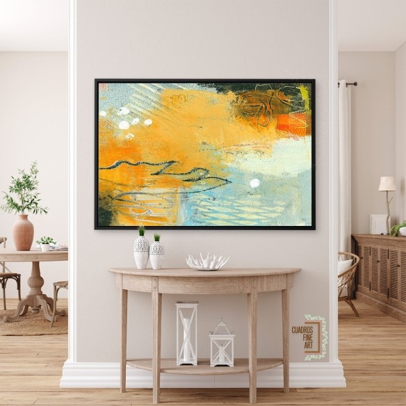 Afición por los Campos 2 | Cuadro Abstracto | Cuadros Fine Art