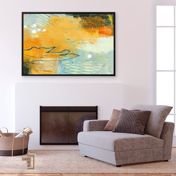 Afición por los Campos 2 | Cuadro Abstracto | Cuadros Fine Art