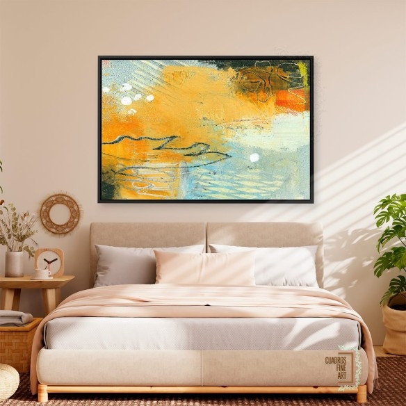 Afición por los Campos 2 | Cuadro Abstracto | Cuadros Fine Art