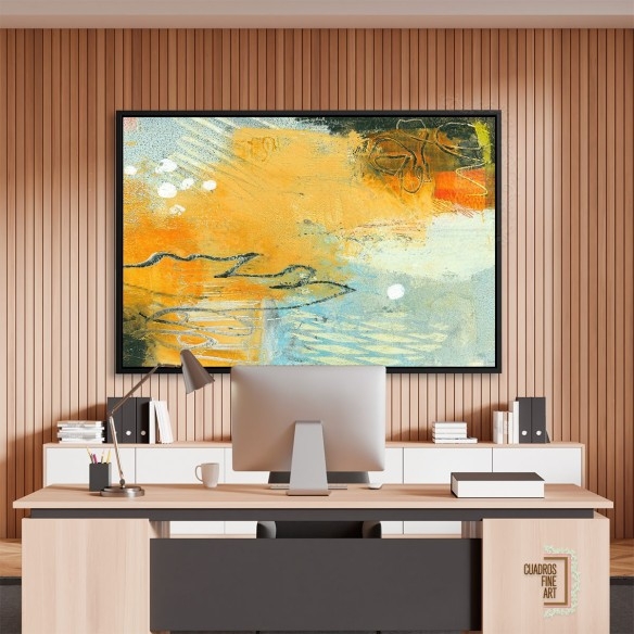 Afición por los Campos 2 | Cuadro Abstracto | Cuadros Fine Art