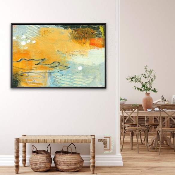 Afición por los Campos 2 | Cuadro Abstracto | Cuadros Fine Art