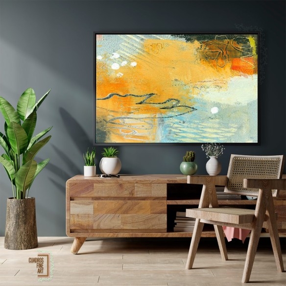 Afición por los Campos 2 | Cuadro Abstracto | Cuadros Fine Art