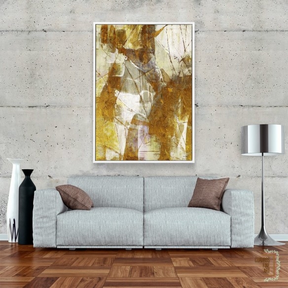 Matriz de oro 1 | Cuadro Abstracto | Cuadros Fine Art